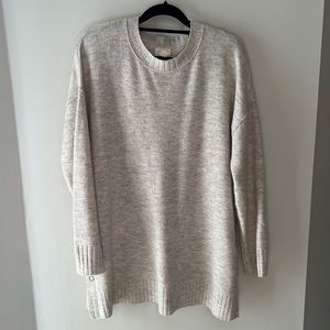 Caslon Oatmeal Tunic Sweater